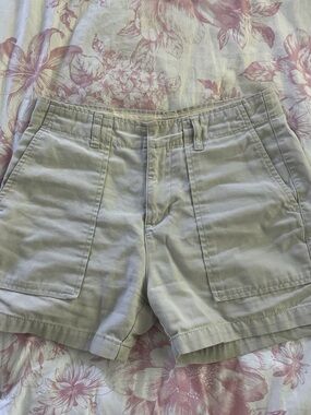 Calvin Klein Jeans Light Beige Women's 100% Cotton Shorts